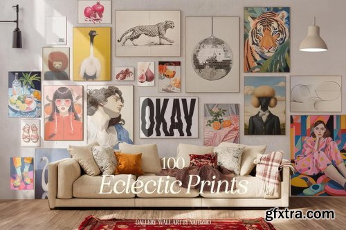 Nat Purple - 100 Eclectic Prints