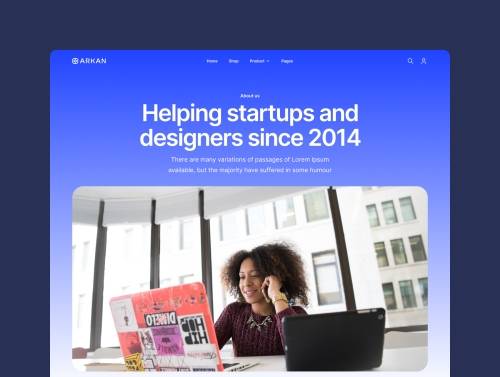 'Arkan - SAAS Template'