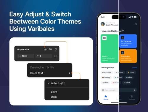 'Agan - AI Chatbot Mobile App UI Kit'