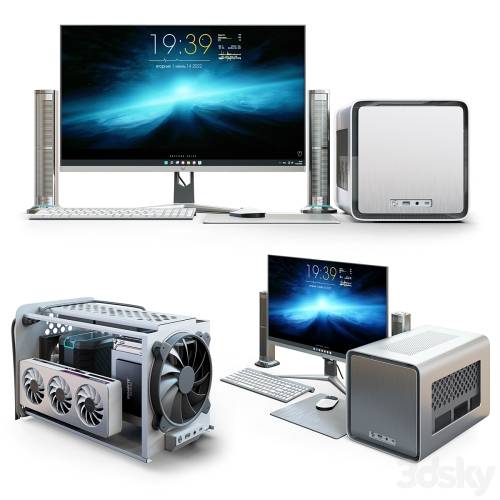 '3dsky Pro - Computer in Jonsbo V8 case'