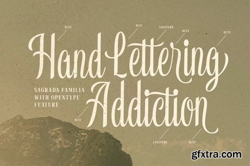 CreativeMarket - Sagrada Familia Font Collection