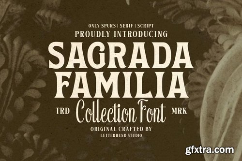 CreativeMarket - Sagrada Familia Font Collection