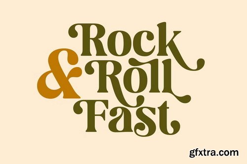 CreativeMarket - Regus Display - 90\'s Serif Family