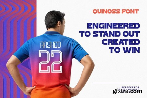 CreativeMarket - Quinoss - Modern Sport Font