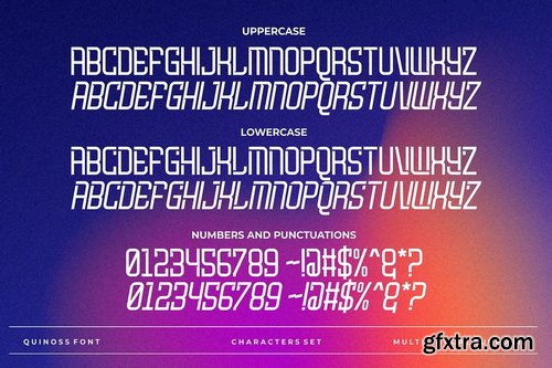 CreativeMarket - Quinoss - Modern Sport Font