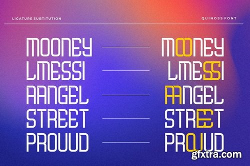 CreativeMarket - Quinoss - Modern Sport Font