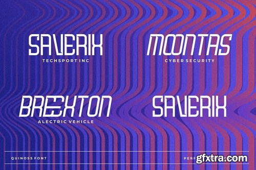CreativeMarket - Quinoss - Modern Sport Font