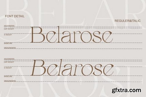 CreativeMarket - Belarose - Modern Elegant Serif
