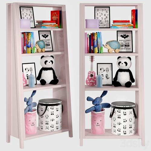 '3dsky Pro - Kids bookshelf set 04' '3dsky Pro - Kids bookshelf set 04'