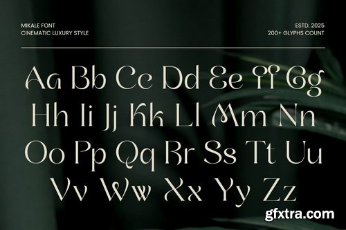 Mikale Cinematic Luxury Font
