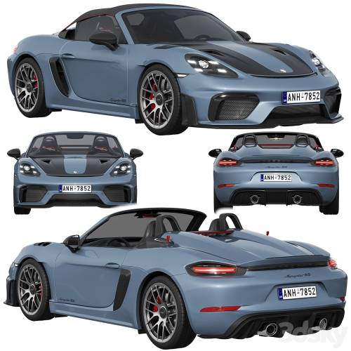 '3dsky Pro - Porsche 718 Spyder RS 2024' '3dsky Pro - Porsche 718 Spyder RS 2024'