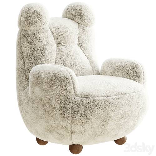 '3dsky Pro - Papa bear armchair fur'