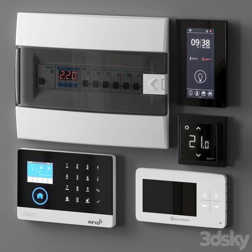 '3dsky Pro - A set of electrical equipment for corridor 2'