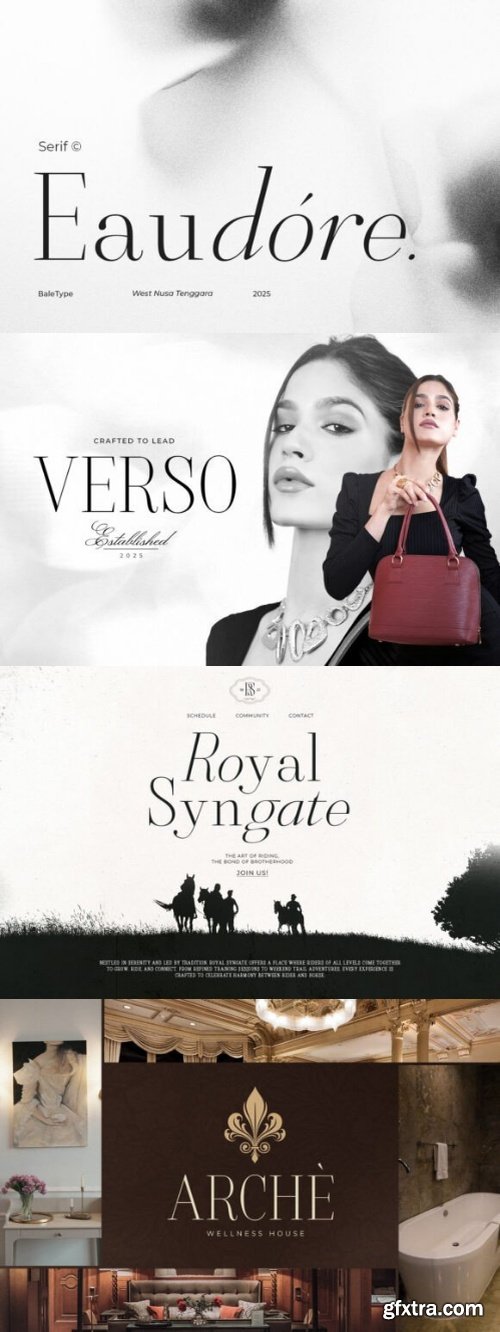 CreativeMarket - Eaudore - Classy Tall Serif 291438510