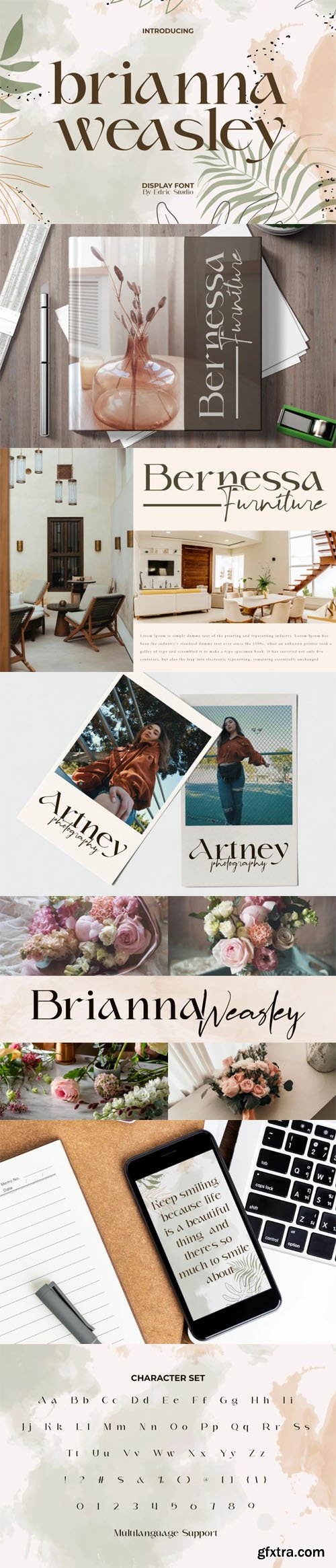 Brianna Weasley - Elegant Beautiful Serif Display Font