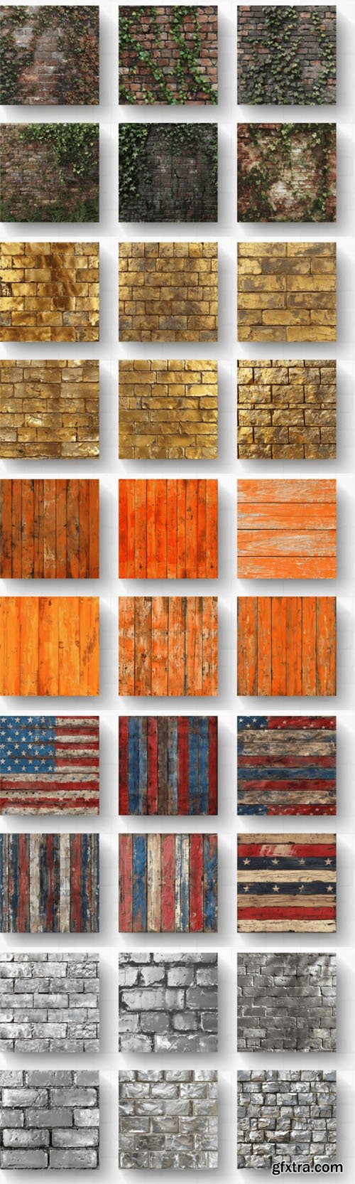60 Brick & Wood Wall Textures Pack for Designers 60 Brick & Wood Wall Textures Pack for Designers