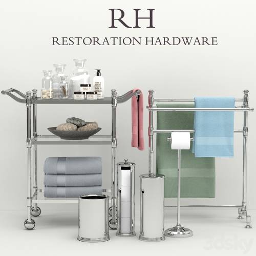 '3dsky Pro - Restoration Hardware bathroom acsessories 4'