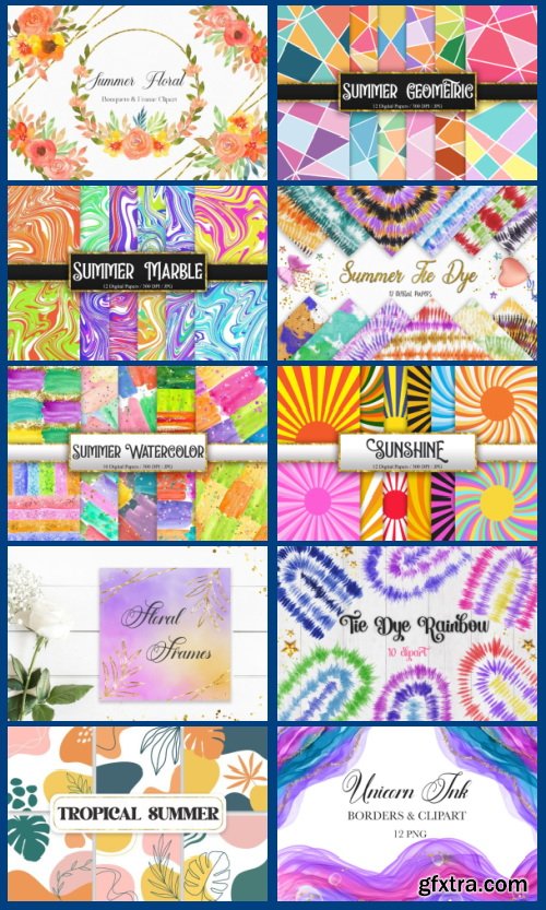 CreativeFabrica - Hello Summer Graphics Bundle 33597611