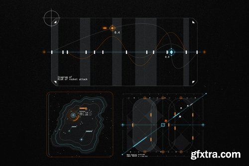 Pixflow - Jet Fighter Targeting Screen HUD Templates