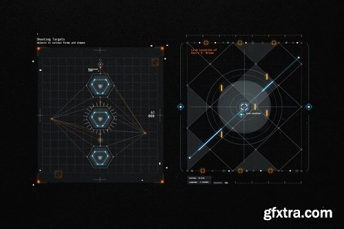 Pixflow - Jet Fighter Targeting Screen HUD Templates