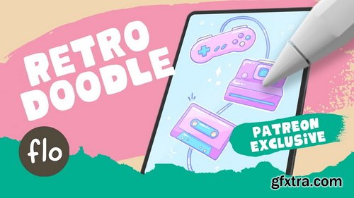 Art With Flo - Retro Doodle