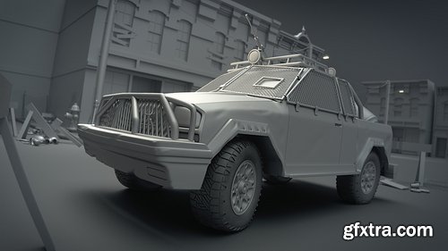 CGCookie - Modeling a Post Apocalyptic Vehicle