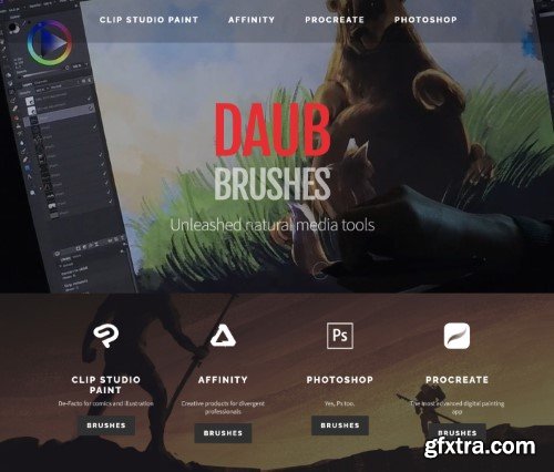 Daub-brushes - DAUB Superbundle - 514 + Pro Tools and 60 Textures for Clip Studio Paint