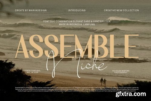 CreativeMarket - Assemble Niche - Duo Font