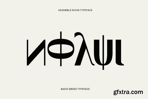 CreativeMarket - Assemble Niche - Duo Font