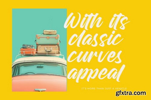 CreativeMarket - Rough Streak Bold Brush Font