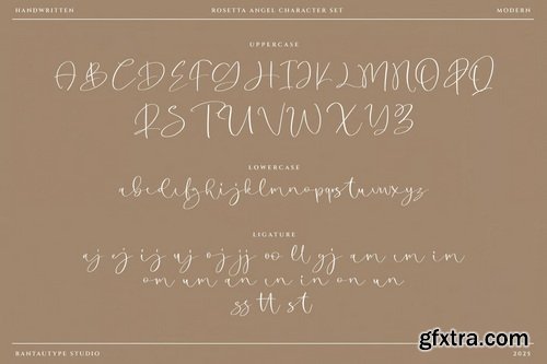 Rosetta Angel Handwritten Font
