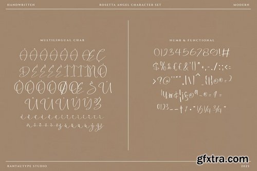 Rosetta Angel Handwritten Font