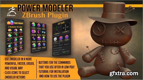 Artstation - Power Modeler 1.97 ZBrush Plugin
