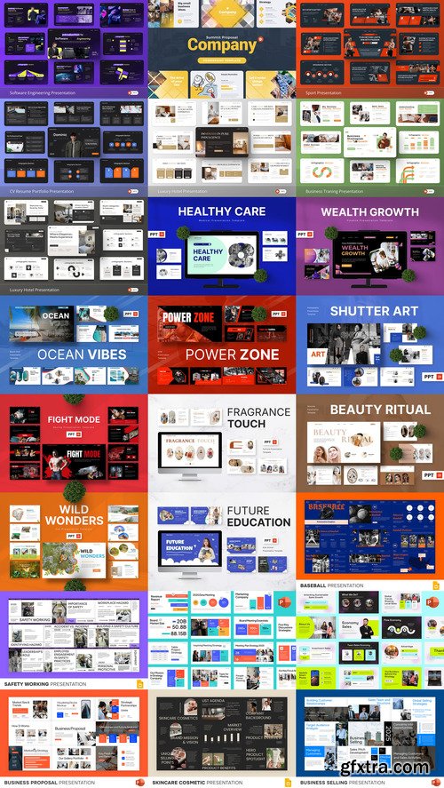 24 PowerPoint Templates Bundle 7