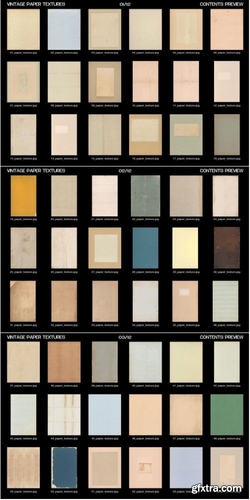 Studio2am - Vintage Paper Textures