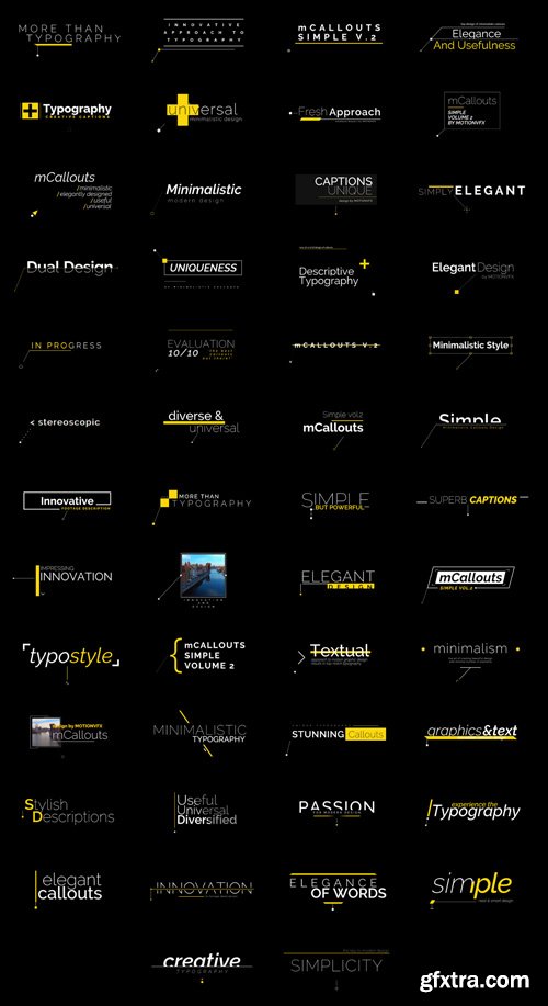 MotionVFX - mCallouts Simple 2 DVR