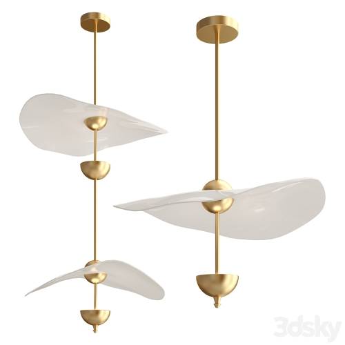 '3dsky Pro - Envolee double biscuit Pendant light'