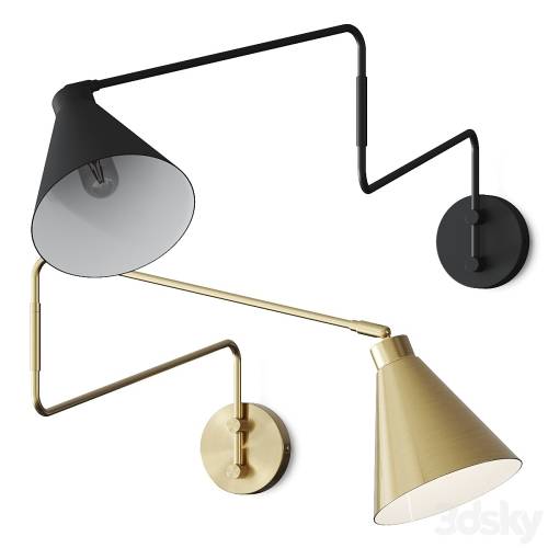 '3dsky Pro - La Redoute Hiba Articulated Metal Wall Lamp' '3dsky Pro - La Redoute Hiba Articulated Metal Wall Lamp'