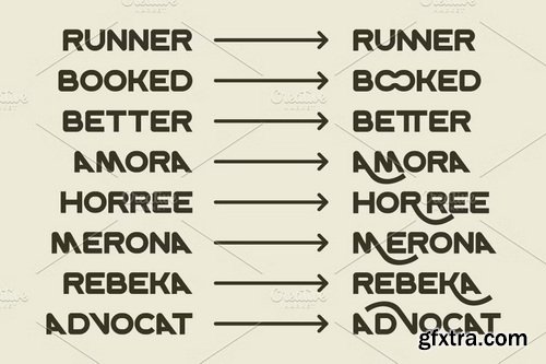 CreativeMarket - Vorome Logo Sans Font