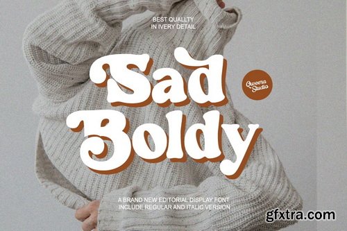 CreativeMarket - SadBoldy - Retro Display Serif