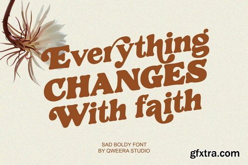 CreativeMarket - SadBoldy - Retro Display Serif