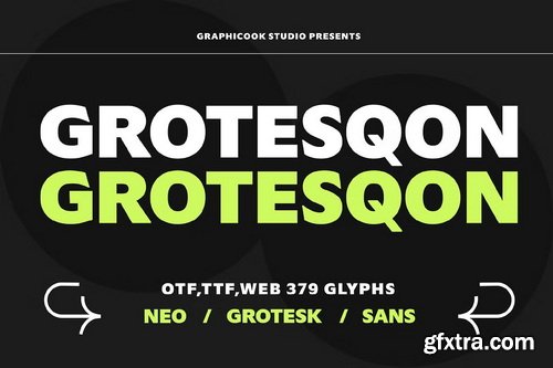 CreativeMarket - Grotesqon Font