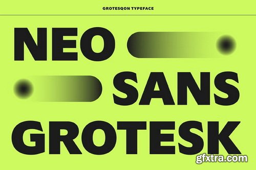 CreativeMarket - Grotesqon Font