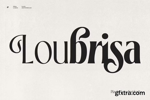 CreativeMarket - Loubrisa - Playful Branding Fonts