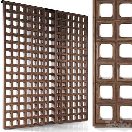 '3dsky Pro - BOGART Decorative sliding partition from Mezzo' '3dsky Pro - BOGART Decorative sliding partition from Mezzo'