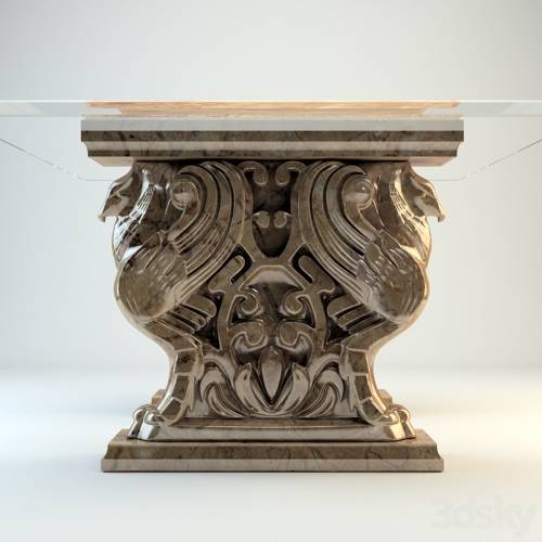 '3dsky Pro - Table in the Gothic style'