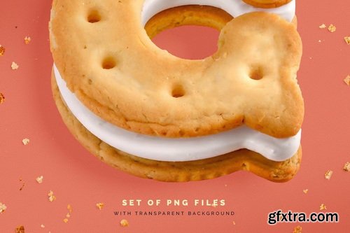CreativeMarket - Biscuit Crisp - Color Bitmap Font