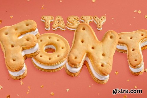 CreativeMarket - Biscuit Crisp - Color Bitmap Font