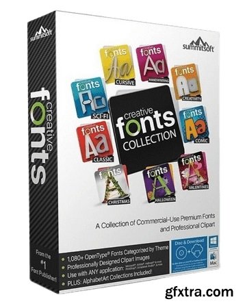 Summitsoft Creative Fonts Collection 2025