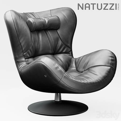 '3dsky Pro - Armchair natuzzi Sound'